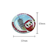 ふくだるま缶バッチ4種